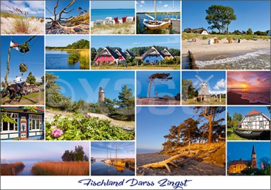 Postkarte Fischland Darß Zingst 