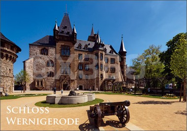 Postkarte Schlossplatz Wernigerode 