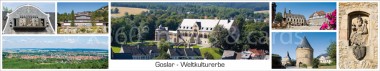 Panoramapostkarte Goslar Weltkulturerbe 