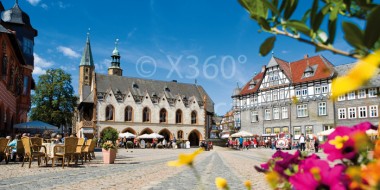 XL-Postkarte Goslar Marktplatz 