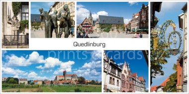XL-Postkarte Quedlinburg Impressionen 