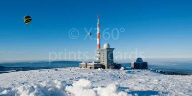 XL-Postkarte Brocken im Winter 