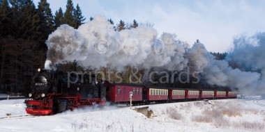 XL-Postkarte Schmalspurbahn 