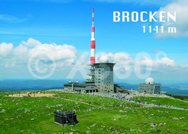 3D Postkarte Brocken 