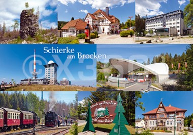 Postkarte Schierke am Brocken 