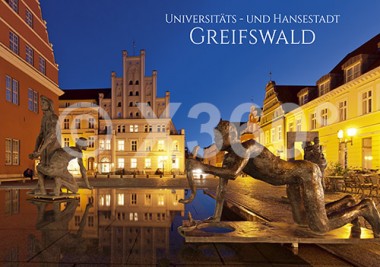 Postkarte Universitäts- und Hansestadt Greifswald  