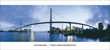 XL-Postkarte Köhlbrandbrücke 