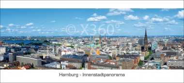 XL-Postkarte HH Stadtpanorama 