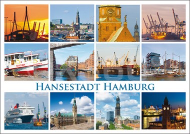 Postkarte Hansestadt Hamburg 