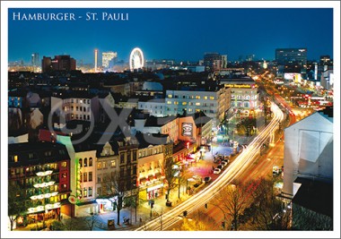 Postkarte Hamburger St. Pauli 