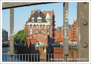 Postkarte Speicherstadt 