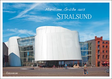 Postkarte Maritime Grüße aus Stralsund 