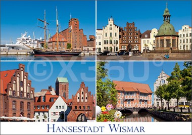 Postkarte Hansestadt Wismar 