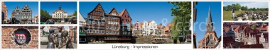 Panoramapostkarte Lüneburg Impressionen 