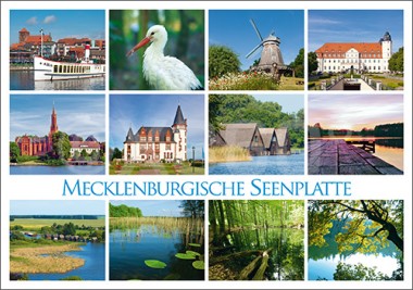 Postkarte Mecklenburgische Seenplatte 