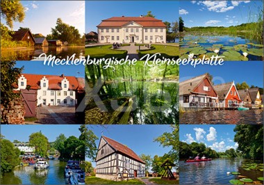 Postkarte Mecklenburgische Kleinseenplatte 