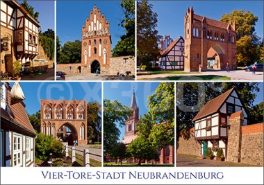Postkarte Neubrandenburg 