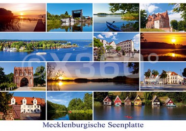 Postkarte Mecklenburgische Seenplatte 