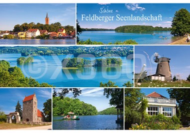 Postkarte Feldberger Seenplatte 