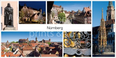 XL-Postkarte Nürnberg Impressionen 