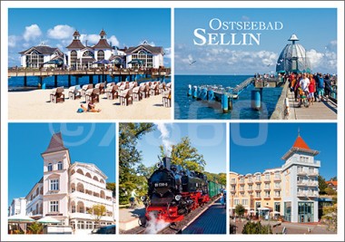 Postkarte Ostseebad Sellin 
