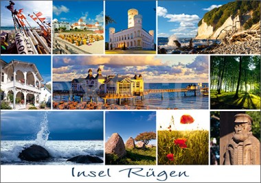 Postkarte Insel Rügen 