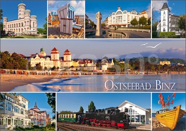 Postkarte Ostseebad Binz 