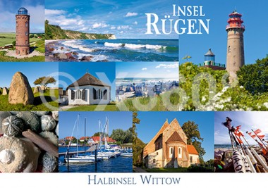 Postkarte Insel Rügen 