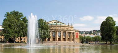 XL-Postkarte Stuttgart Oper 