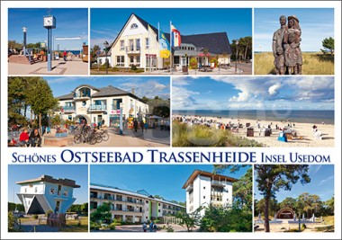 Postkarte Ostseebad Trassenheide 