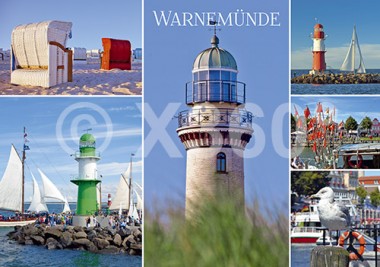 Postkarte Warnemünde 