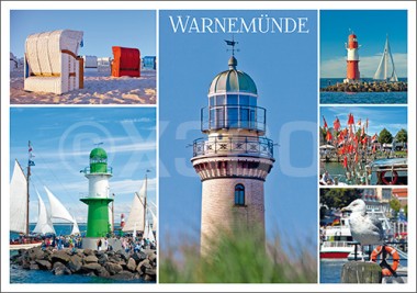 Postkarte Warnemünde 