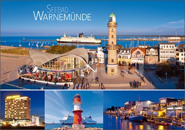 Postkarte Seebad Warnemünde 