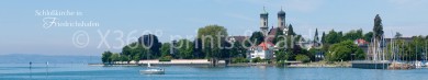 Panoramapostkarte Schloßkirche Friedrichshafen 