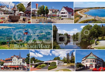 Postkarte Grüße aus Braunlage 