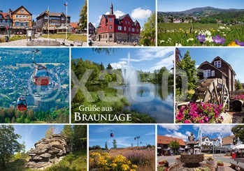 Postkarte Grüße aus Braunlage 