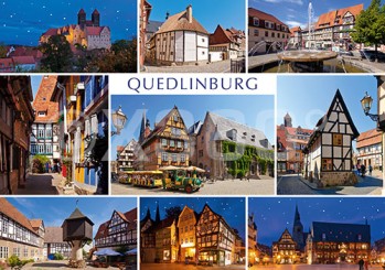 Postkarte Quedlinburg 