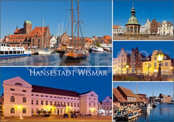 Postkarte Hansestadt Wismar 