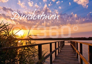 Kühlschrankmagnet Durchatmen 