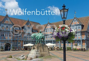 Kühlschrankmagnet Wolfenbüttel Stadtmarkt 