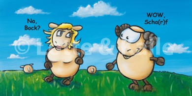 XL-Postkarte Lotte & Kalle Na Bock? 