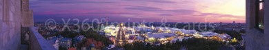 Panoramapostkarte München Oktoberfest Wiesn 