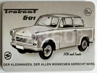 Metallmagnet Trabi 