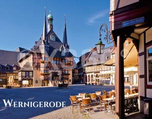 Metallmagnet Wernigerode Rathaus 