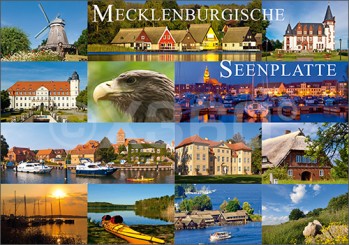 Postkarte Mecklenburgische Seenplatte 