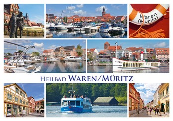 Postkarte Heilbad Waren 