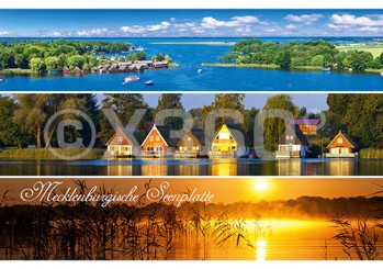 Postkarte Mecklenburgische Seenplatte 