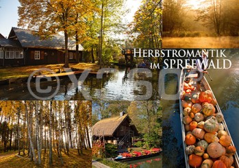 Postkarte Herbstromantik im Spreewald 