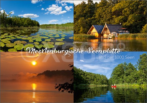 Postkarte Land der tausend Seen 2 