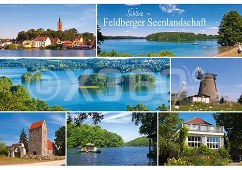 Postkarte Feldberger Seenplatte 